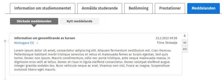 Kuvakaappaus Sisun käyttöliittymästä