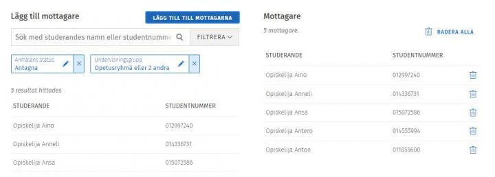 Skärmdump av Sisus användargränssnitt.