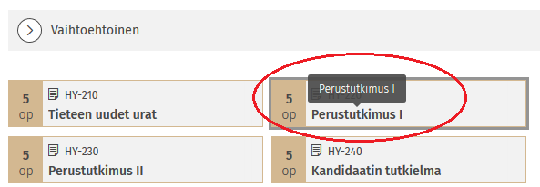 Kuvakaappaus Sisun käyttöliittymästä.