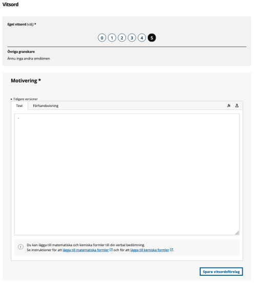 Bedömning av kandidatavhandling i e-thesis